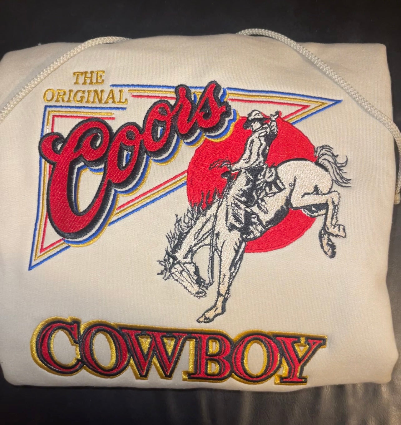 Embroidered Coors Cowboy