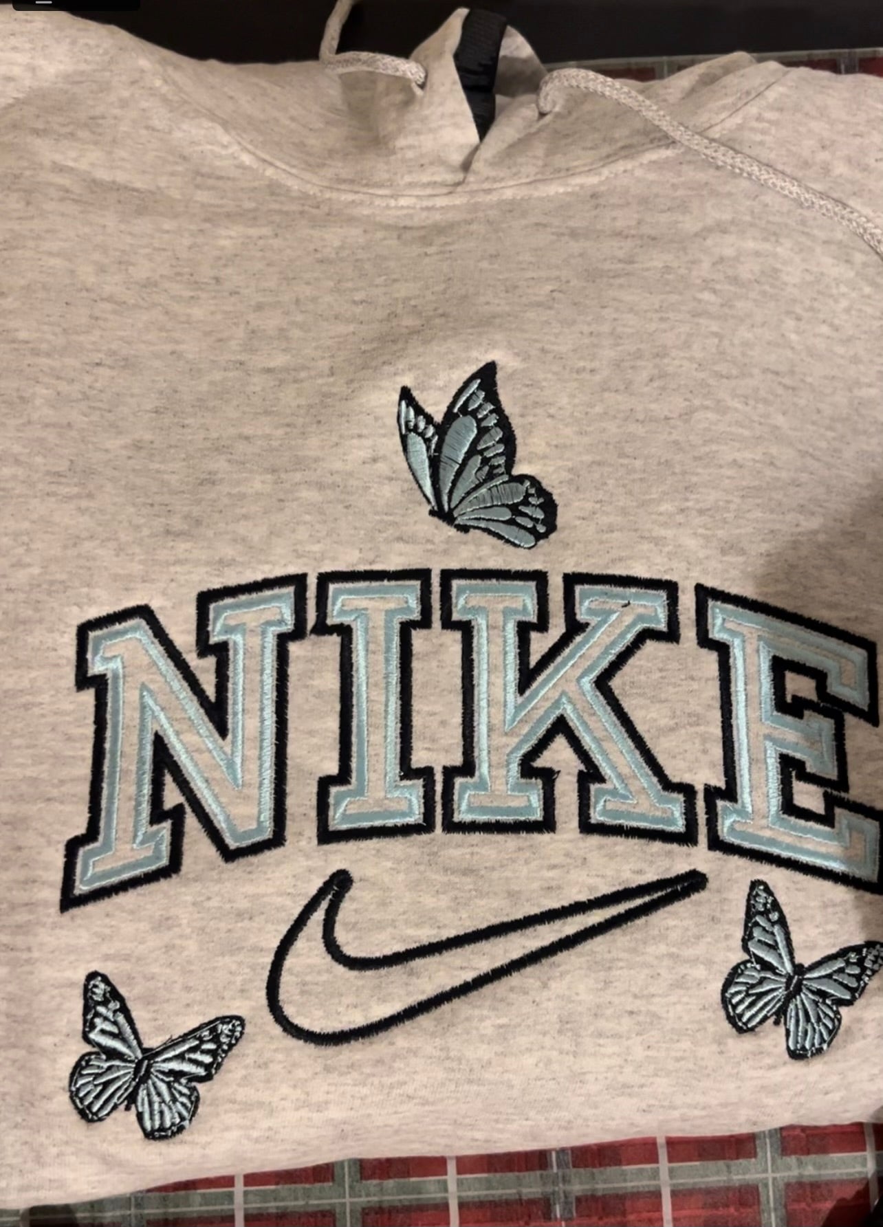 Embroidered Nike Butterfly