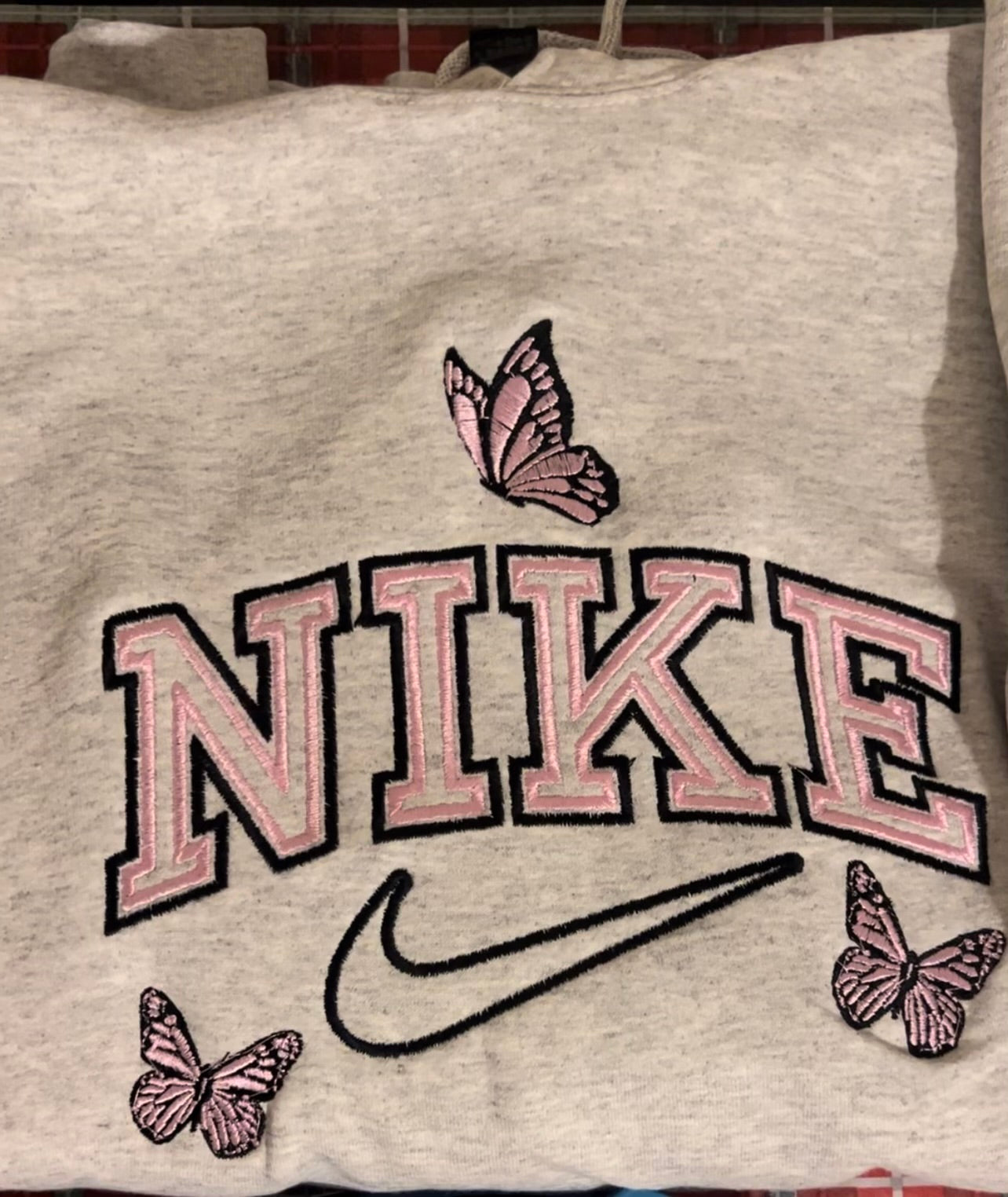 Embroidered Nike Butterfly