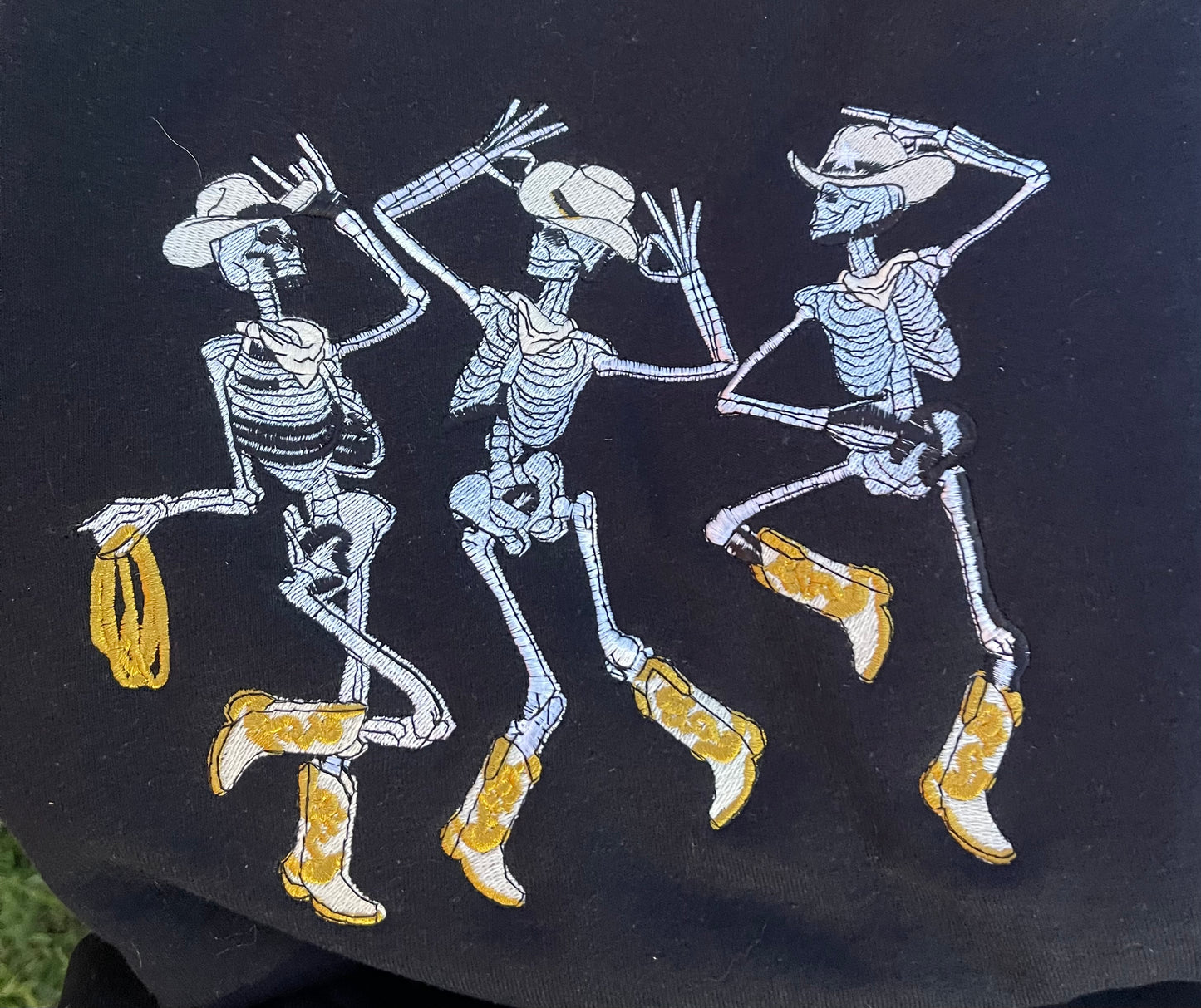 Embroidered Skeleton Hoodie